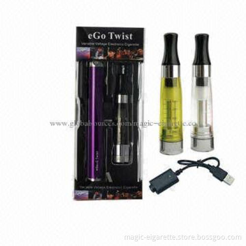 eGo-T Starter kit with Desay Batteries from Purlife, 3-4-hour Charging Time